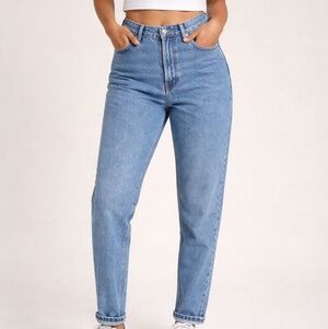 Lee High Waist  Y2K Vintage Style Tapered Leg Denim Size 6 P